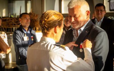 Médaille d’honneur aux personnels civils échelon « OR »